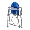 Klappbarer Toilettenstuhl ActionMed KT100AM — Polyethylenrahmen, höhenverstellbar, 5 l Topf, max. Benutzergewicht 120 kg