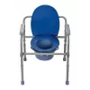 Klappbarer Toilettenstuhl ActionMed KT100AM — Polyethylenrahmen, höhenverstellbar, 5 l Topf, max. Benutzergewicht 120 kg
