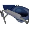 Klappbarer Toilettenstuhl ActionMed KT100AM — Polyethylenrahmen, höhenverstellbar, 5 l Topf, max. Benutzergewicht 120 kg