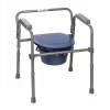 Klappbarer Toilettenstuhl ActionMed KT100AM — Polyethylenrahmen, höhenverstellbar, 5 l Topf, max. Benutzergewicht 120 kg