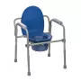 Klappbarer Toilettenstuhl ActionMed KT100AM — Polyethylenrahmen, höhenverstellbar, 5 l Topf, max. Benutzergewicht 120 kg