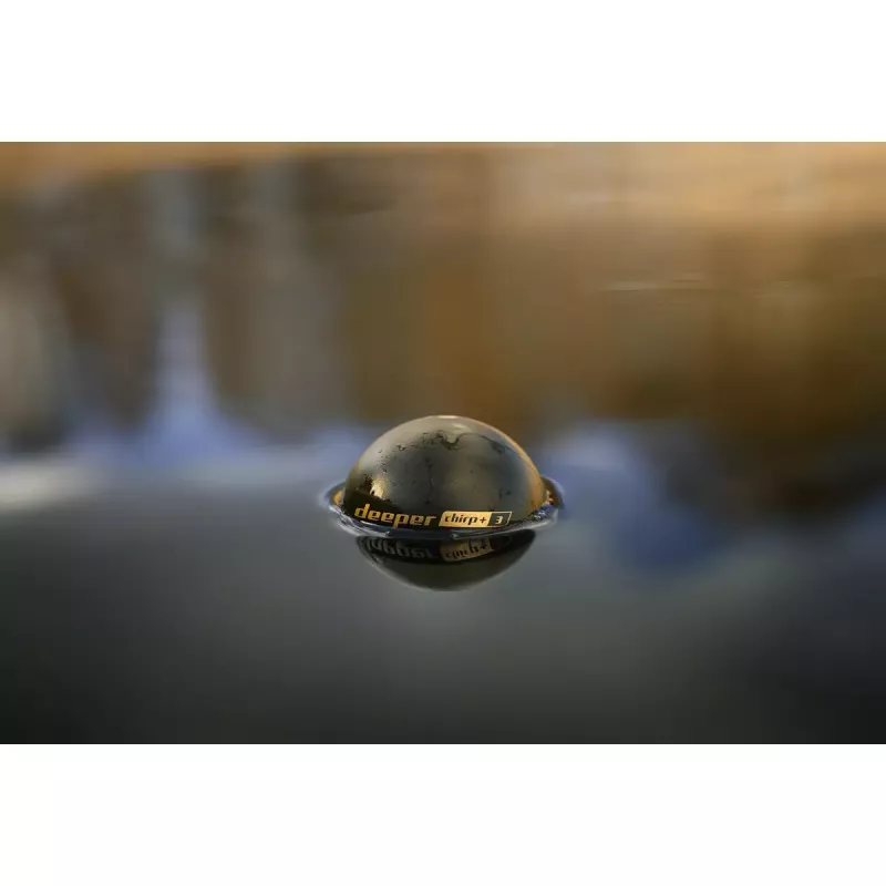 Tragbares Fischfinder deeper Smart Sonar CHIRP+3 Wi‑Fi — auswerfbares kabelloses Sonar, max. Tiefe 100 m, Kegelwinkel 47°/20°/7°, Wi‑Fi, GPS/GLONASS