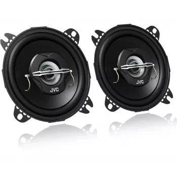 Auto-Lautsprecher JVC CS-J420X rund 2-Wege 10 cm Tieftöner, 2,5 cm Neodym-Hochtöner, 210 W Spitze, 21 W Nenn, 4 Ω Impedanz