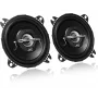 Auto-Lautsprecher JVC CS-J420X rund 2-Wege 10 cm Tieftöner, 2,5 cm Neodym-Hochtöner, 210 W Spitze, 21 W Nenn, 4 Ω Impedanz