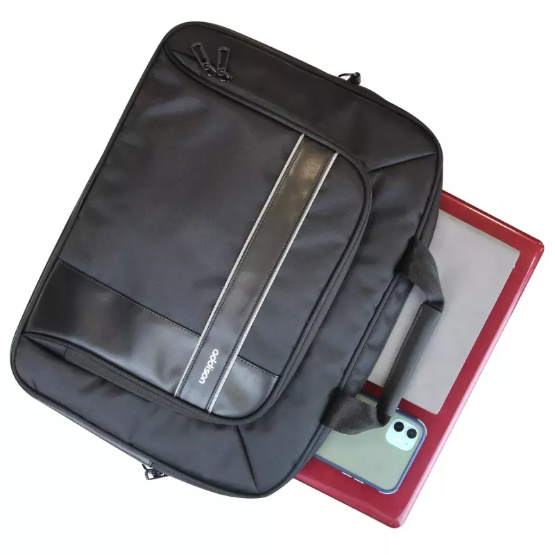 Toploader bag Addison COMPUTER CASE FOR NOTEBOOK 14.1 inch CORNELL 14 — Nylon, 362×38×245 mm, Schwarz