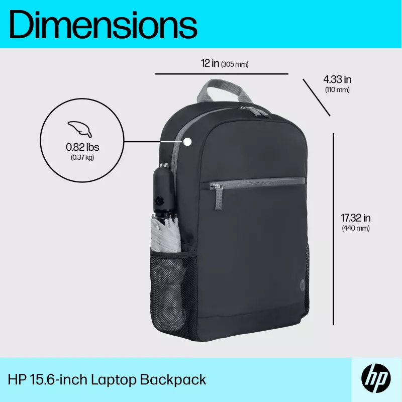 HP 15,6-Zoll-Laptop-Rucksack, Rucksack, 370 g