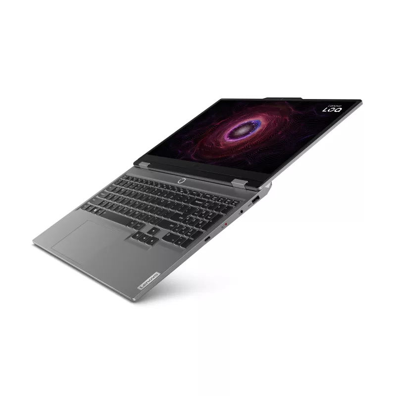 Lenovo LOQ 15ARP9 AMD Ryzen™ 5 7235HS Laptop 39,6 cm (15,6 Zoll) Full HD 16 GB DDR5-SDRAM 512 GB SSD NVIDIA GeForce RTX 3050 Wi-Fi 6 (802.11ax) Grau