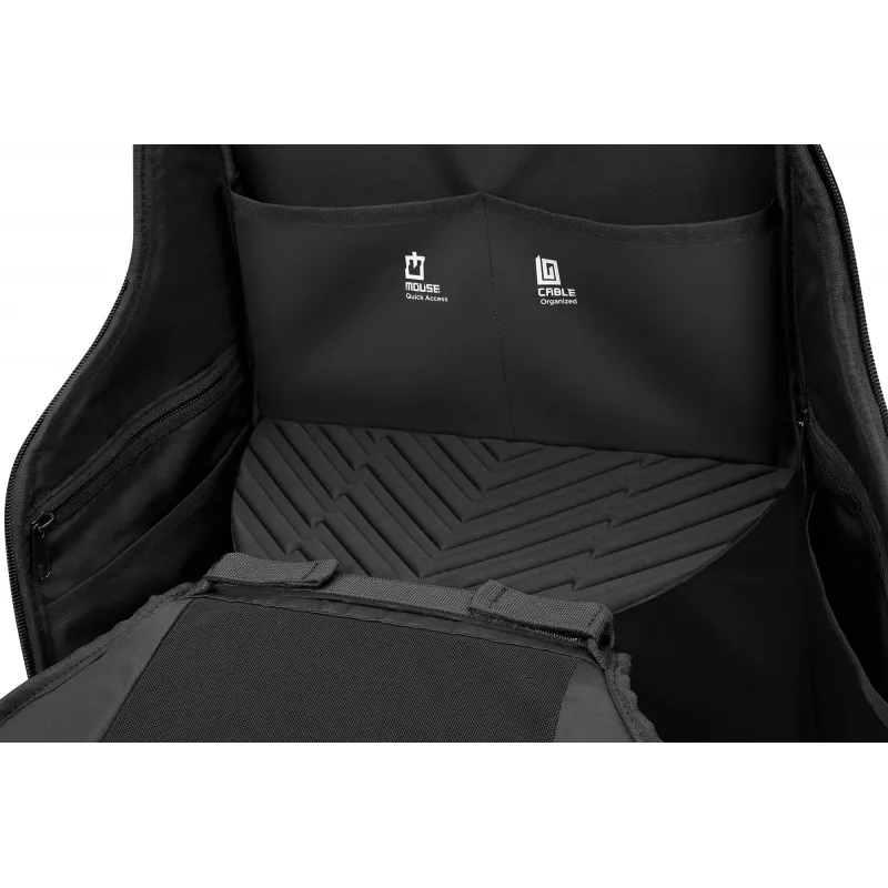 Rucksack Lenovo GX41M53147 — Polyester, passend für bis zu 40,6 cm (16 Zoll), schwarz, 420×280×22 mm, 1,03 kg