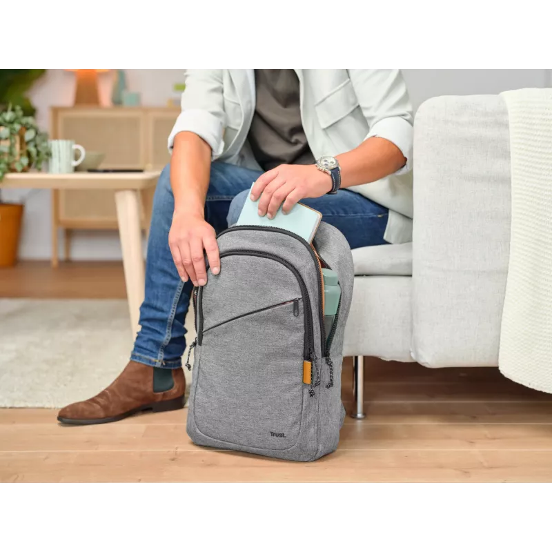 Rucksack Trust Avana 40,6 cm 16 Zoll Grau 3 Fächer