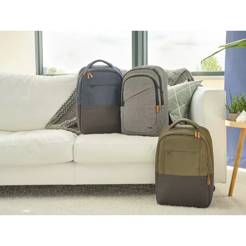 Rucksack Trust Avana 40,6 cm 16 Zoll Grau 3 Fächer