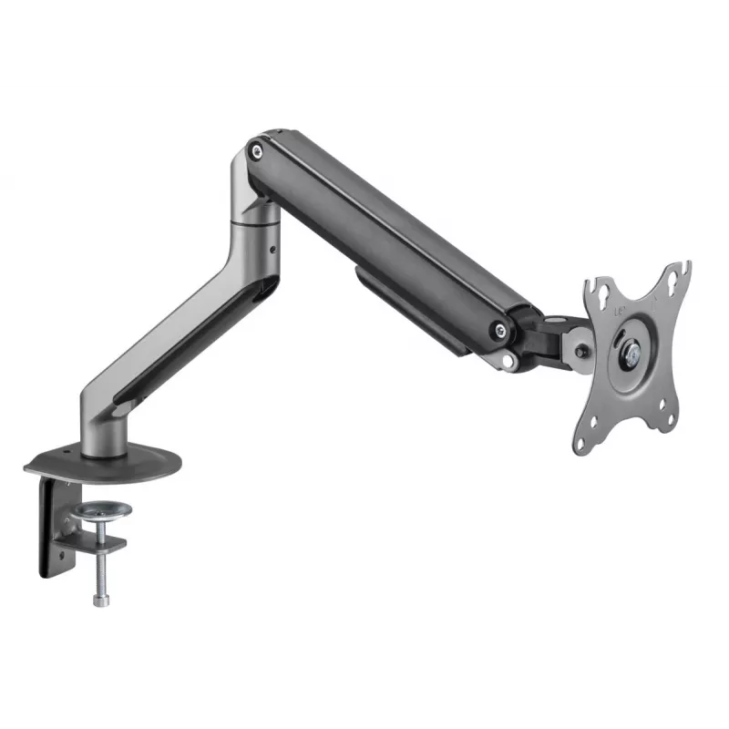 Monitorhalterung Gembird MA-DA1-05 Klemme/Tischdurchführung für 17–32 Zoll Bildschirme, VESA 75x75–100x100, max. Traglast 9 kg, grau