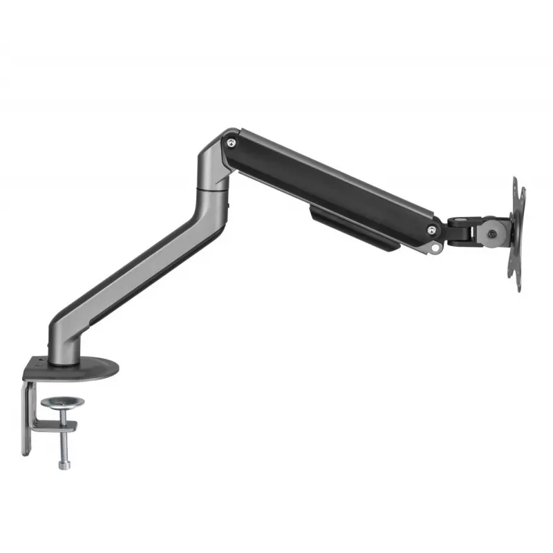 Monitorhalterung Gembird MA-DA1-05 Klemme/Tischdurchführung für 17–32 Zoll Bildschirme, VESA 75x75–100x100, max. Traglast 9 kg, grau