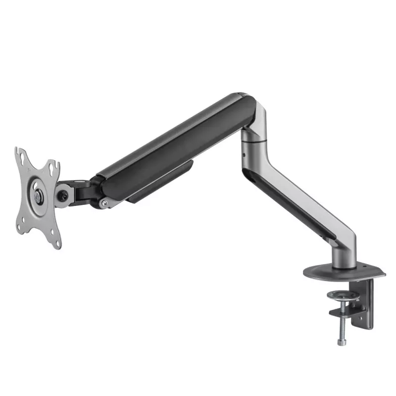 Monitorhalterung Gembird MA-DA1-05 Klemme/Tischdurchführung für 17–32 Zoll Bildschirme, VESA 75x75–100x100, max. Traglast 9 kg, grau