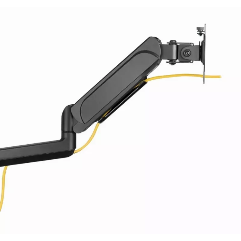Monitorhalterung GEMBIRD MA-DA3-01 3-Arm Tischklemme/Tischdurchführung für bis zu 3×27 Zoll, VESA 75/100, Gasfeder, schwarz