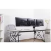 Monitorhalterung GEMBIRD MA-DA3-01 3-Arm Tischklemme/Tischdurchführung für bis zu 3×27 Zoll, VESA 75/100, Gasfeder, schwarz