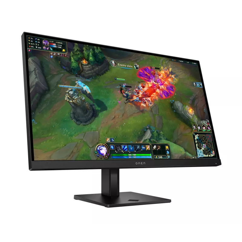 HP OMEN 27 Zoll QHD 180 Hz Gaming-Monitor, 68,6 cm (27 Zoll), 2560 x 1440 Pixel, Quad HD, LCD, 1 ms, Schwarz