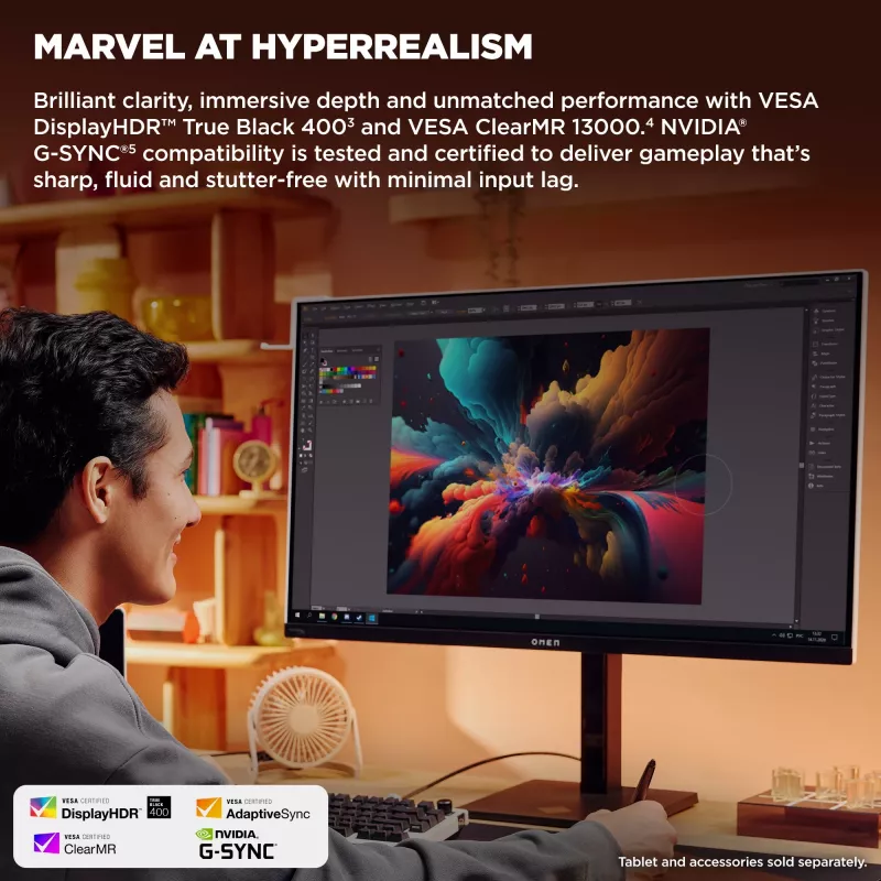 HP OMEN Transcend 31,5 Zoll UHD 240 Hz OLED Gaming Monitor – Transcend 32