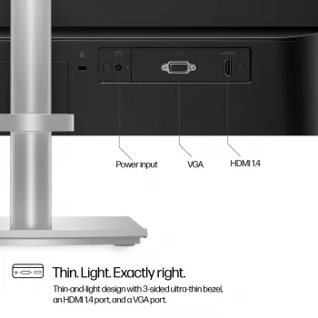 HP Desktop Monitor - Series 5 524sh - 24in - 1920x1080 (FHD) - IPS - Höhenverstellbar