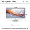HP Desktop Monitor - Series 5 524sh - 24in - 1920x1080 (FHD) - IPS - Höhenverstellbar