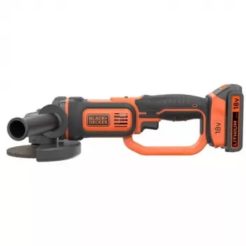 Winkelschleifer Schwarz & Decker BCG720N — kabellos 18V Li-Ion, 12,5 cm Scheibe, bis zu 8600 U/min, 3 Griffpositionen