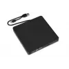 Optisches Laufwerk IBOX IED03 DVD±RW USB 3.1 Gen1 (USB-C) Schwarz, Tray, 24x CD / 8x DVD