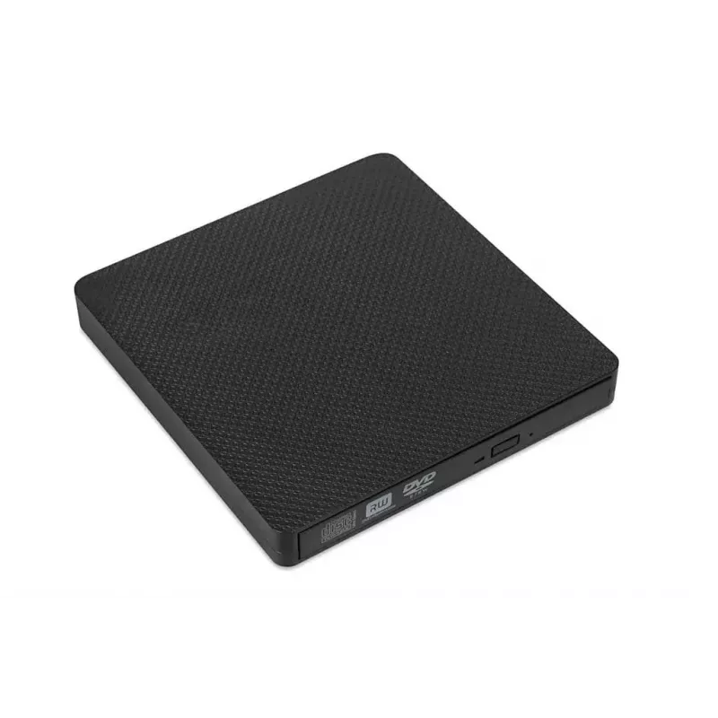 Optisches Laufwerk IBOX IED03 DVD±RW USB 3.1 Gen1 (USB-C) Schwarz, Tray, 24x CD / 8x DVD