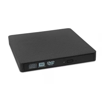 Optisches Laufwerk IBOX IED03 DVD±RW USB 3.1 Gen1 (USB-C) Schwarz, Tray, 24x CD / 8x DVD