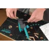 Montagewerkzeug Wolfcraft Dübelmeister für Dübel 6/8/10 mm, Plattenstärke 1,2–30 mm, Kunststoff/Stahl, schwarz