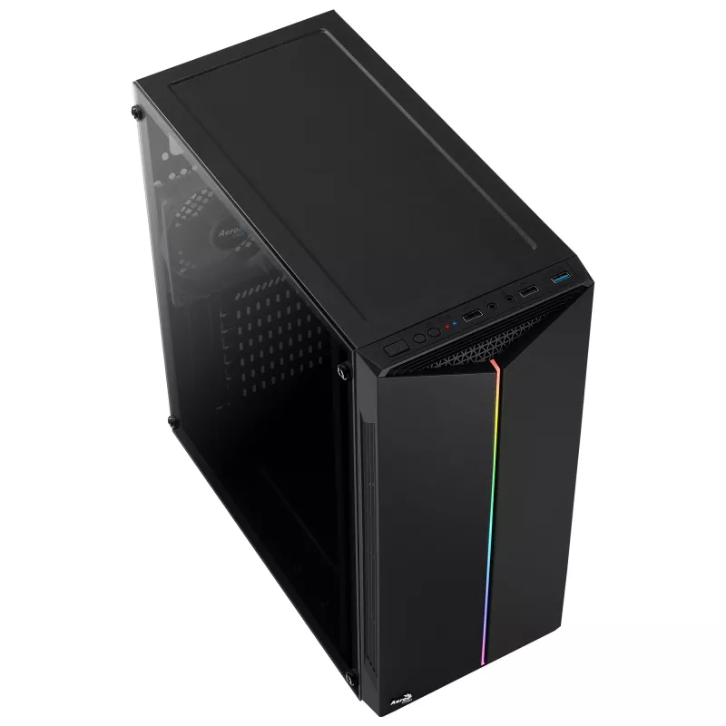 Aerocool Split Midi Tower Schwarz