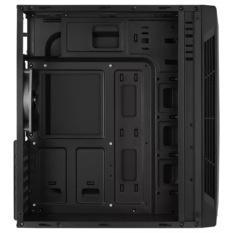 Aerocool Split Midi Tower Schwarz