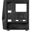PC-Gehäuse AEROCOOL Zauron Midi Tower Schwarz — Midi-Tower, Seitenfenster, unterstützt ATX/microATX/Mini-ITX, max. GPU 32,5 cm, CPU-Kühlerhöhe 166 mm, 2x 3,5-Zoll-Einschübe, 4x 2,5-Zoll-Einschübe