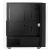 PC Midi Tower Gehäuse AEROCOOL Graphite‑G‑BK‑v2 — Schwarz, ATX/Micro‑ATX/Mini‑ITX, vorne 2×140 mm + hinten 1×140 mm