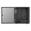 PC Midi Tower Gehäuse AEROCOOL Graphite‑G‑BK‑v2 — Schwarz, ATX/Micro‑ATX/Mini‑ITX, vorne 2×140 mm + hinten 1×140 mm