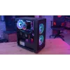 PC Midi Tower Gehäuse AEROCOOL Graphite‑G‑BK‑v2 — Schwarz, ATX/Micro‑ATX/Mini‑ITX, vorne 2×140 mm + hinten 1×140 mm