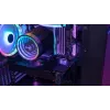 PC Midi Tower Gehäuse AEROCOOL Graphite‑G‑BK‑v2 — Schwarz, ATX/Micro‑ATX/Mini‑ITX, vorne 2×140 mm + hinten 1×140 mm