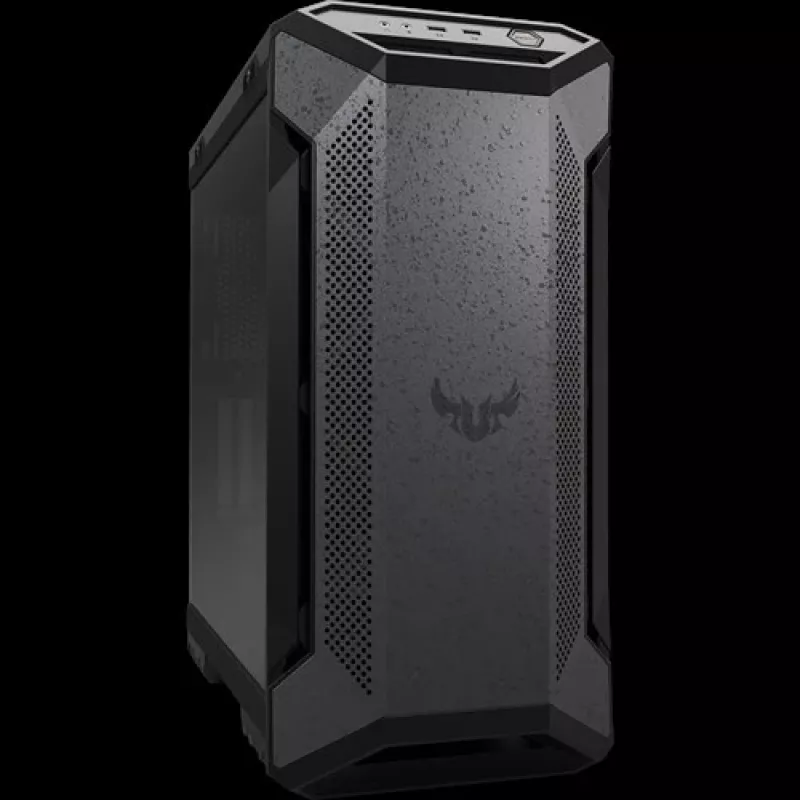 PC-Gehäuse ASUS TUF Gaming GT501 Midi Tower — Schwarz, unterstützt ATX/Micro‑ATX/Mini‑ITX/E‑ATX, 3x120mm Front, 1x140mm Rückseite, 42 cm GPU, 18 cm CPU-Kühler