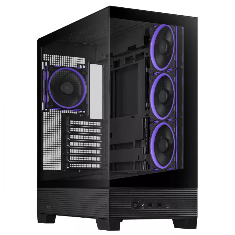 ASUS A31 Plus TG ARGB SCHWARZ Midi Tower
