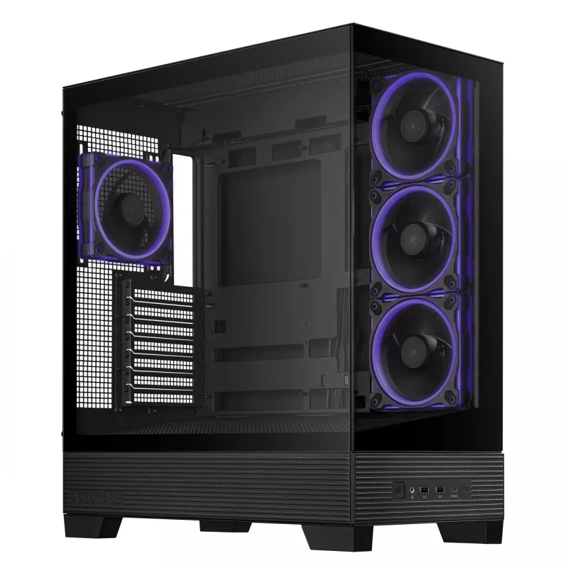 ASUS A31 Plus TG ARGB SCHWARZ Midi Tower