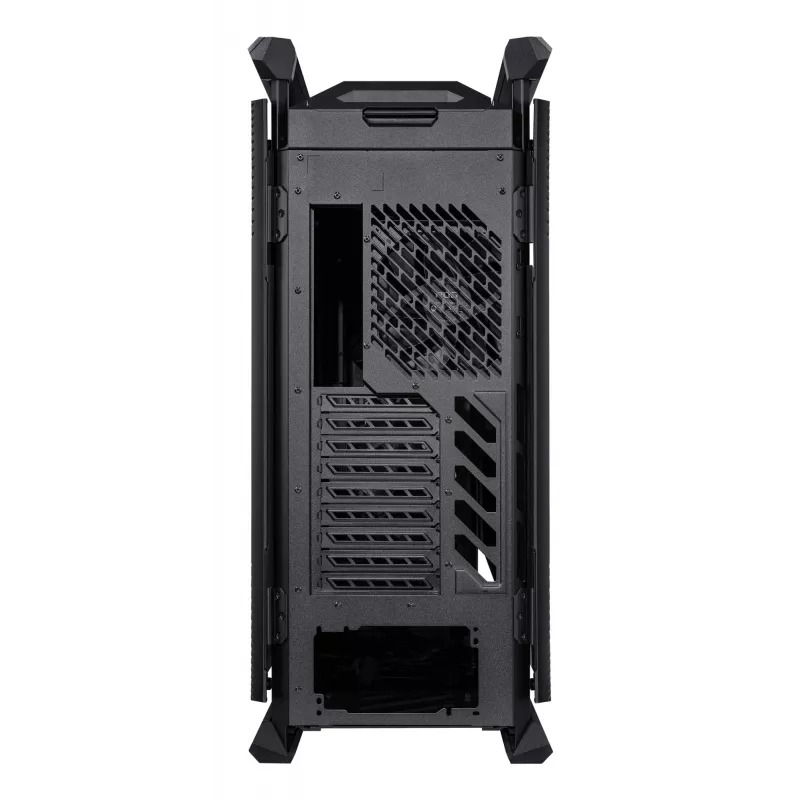 PC-Gehäuse ASUS ROG Hyperion GR701 BTF Edition Tower — schwarz, gehärtetes Glas, Unterstützung für E-ATX/ATX/microATX, 46 cm GPU, 420 mm oberer Radiator