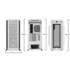 PC-Gehäuse be quiet! Silent Base 802 Window White Midi Tower