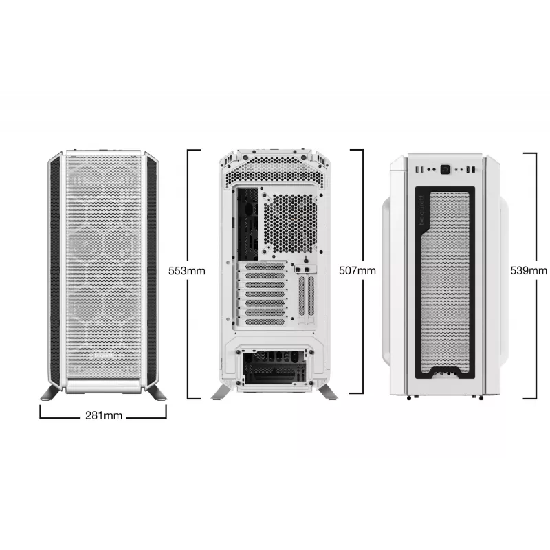 PC-Gehäuse be quiet! Silent Base 802 Window White Midi Tower