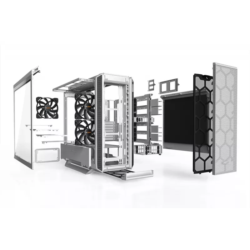 PC-Gehäuse be quiet! Silent Base 802 Window White Midi Tower