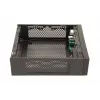 PC-Gehäuse CHIEFTEC IX-01B-OP Small Form Factor SFF Mini-ITX, 1×3,5-Zoll-Schacht, Stahl, schwarz