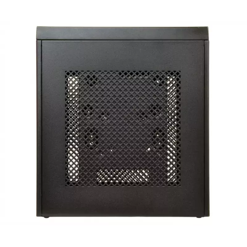 PC-Gehäuse CHIEFTEC IX-01B-OP Small Form Factor SFF Mini-ITX, 1×3,5-Zoll-Schacht, Stahl, schwarz
