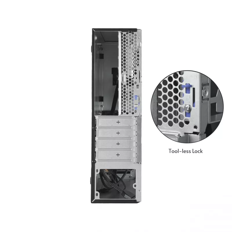 Computergehäuse CHIEFTEC BE-10B-300 Small Form Factor Schwarz, microATX, 300W Netzteil, 22 cm GPU