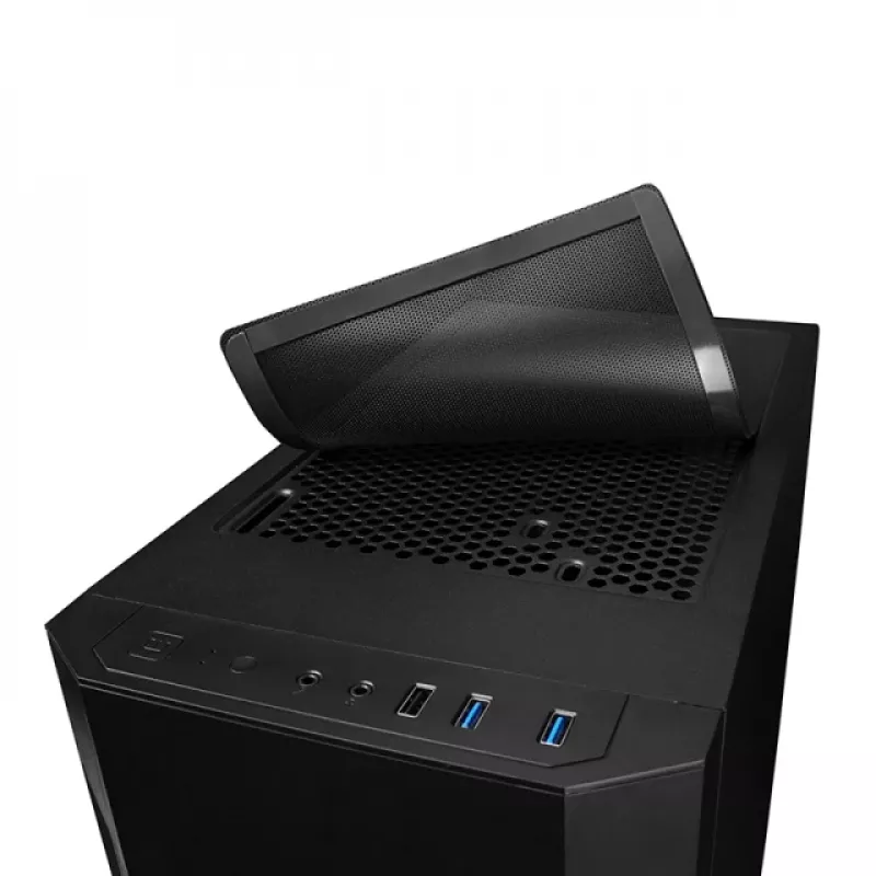PC-Gehäuse CHIEFTEC AS-01B-OP Full Tower ATX, unterstützt GPUs bis 320 mm, CPU-Kühlerhöhe 170 mm, 2×3,5 Zoll + 2×2,5 Zoll Schächte, USB 3.2 Gen1