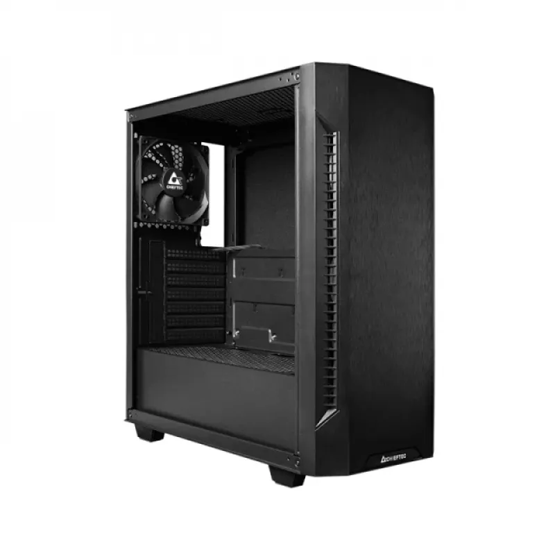 PC-Gehäuse CHIEFTEC AS-01B-OP Full Tower ATX, unterstützt GPUs bis 320 mm, CPU-Kühlerhöhe 170 mm, 2×3,5 Zoll + 2×2,5 Zoll Schächte, USB 3.2 Gen1