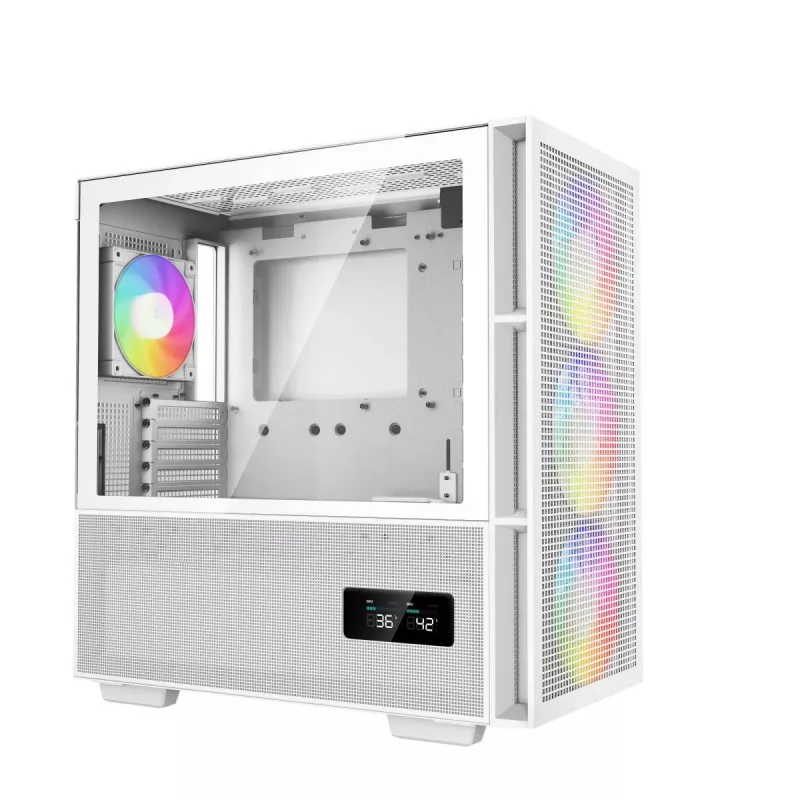 DEEPCOOL CH560 DIGITAL WH Midi Tower Gehäuse - Weiß