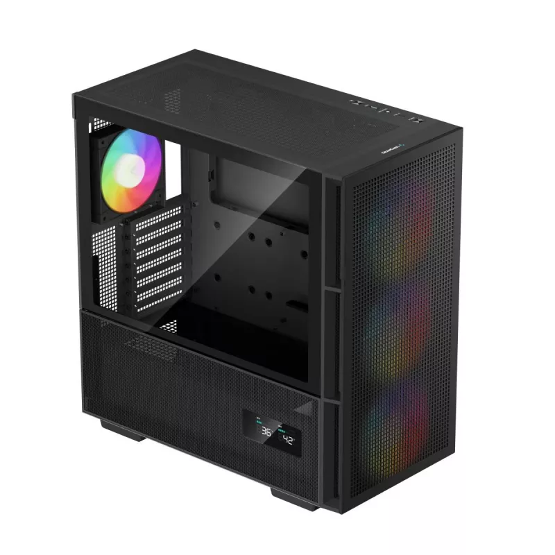 DEEPCOOL Ch560 Digital Midi Tower Gehäuse - Schwarz