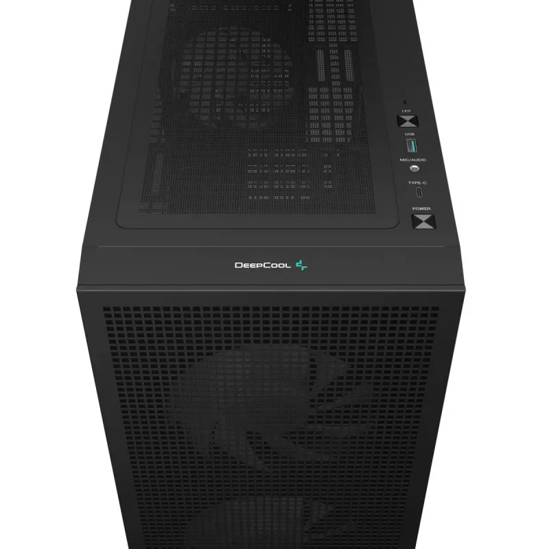 DEEPCOOL Ch360 Digital Micro Tower Gehäuse – Schwarz